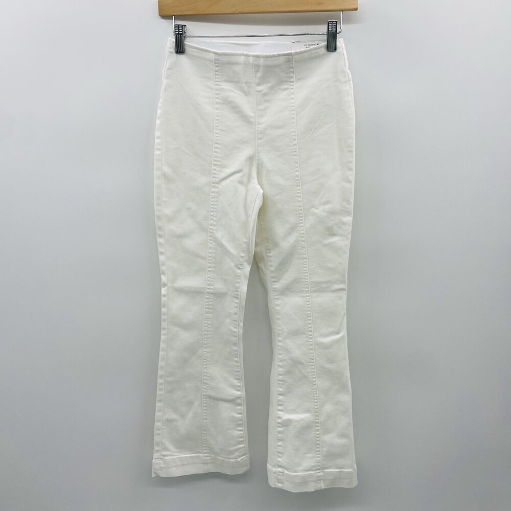 INC International Concepts Womens Size 0‎ High-Rise Pull-On Flared Cropped Jeans